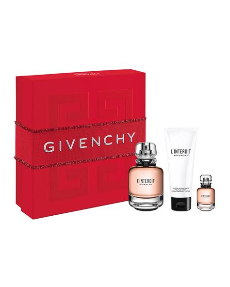 givenchy l'interdit gift set boots.